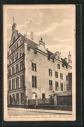 AK Köln, Zunfthaus der Fassbinder, Filzengraben-Strasse