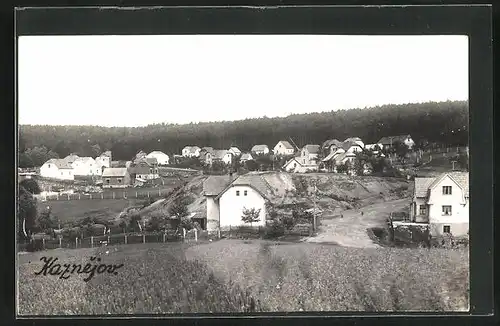 AK Kaznejov, Ortspartie am Waldrand