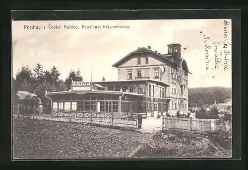 AK Ceska Kubice, Pensionat Krasnohorska
