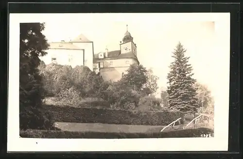 AK Jauernig, Anschnitt der Kirche