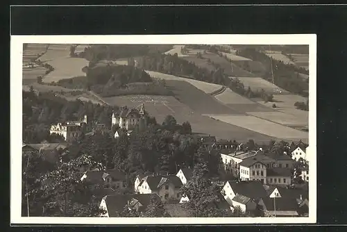 AK Nieder-Lindenwiese, Weitblick auf Kuranstalt