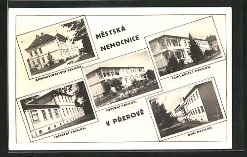 AK Prerov, Mestska Nemocnice, Infekcni pavilon, Ocni pavilon