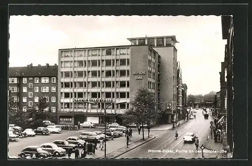 AK Wanne-Eickel, Deutsche Bank an der Hauptstrasse