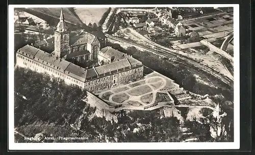 AK Siegburg, Fliegeraufnahme der Abtei