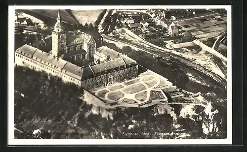 AK Siegburg, Fliegeraufnahme der Abtei