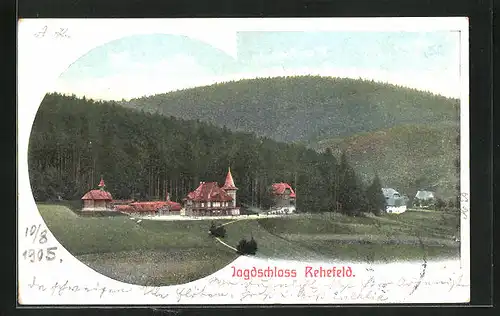 AK Rehefeld, Blick auf das Jagdschloss