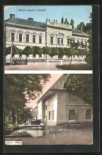 AK Hulin, Obecná skola, Schule, Mlyn