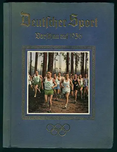 Sammelalbum 286 Bilder, Deutscher Sport Vorschau auf 1936. Vorbereitung auf die Olympischen Spiele in Berlin