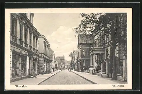 AK Gütersloh, Partie der Kökerstrasse