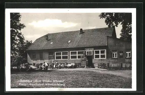 AK Porta Westfalica-Wittekindsberg, Gasthaus Zum Wilden Schmied