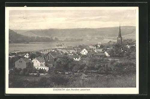 AK Overath, Teilansicht von Norden gesehen
