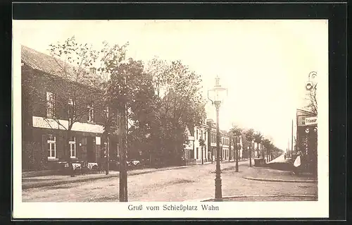 AK Köln, Strassenpartie vom Schiessplatz Wahn