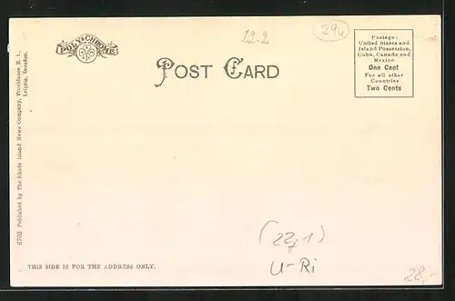 AK Newport, RI, Interior of the Oldest Jewish Synagogue in the Country