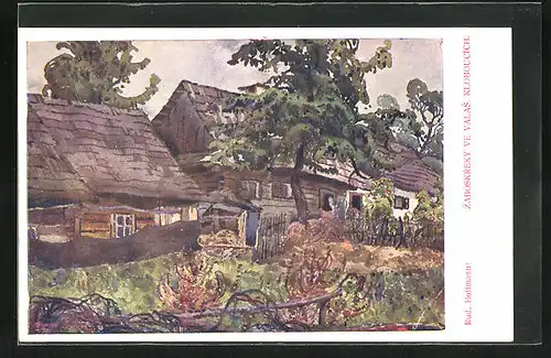 Künstler-AK Valasske Klobouky, Zaboskreky v Valas Kloboucich