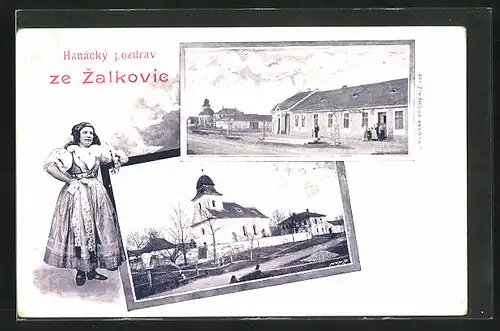 AK Zalkovice, Kostel, Skola