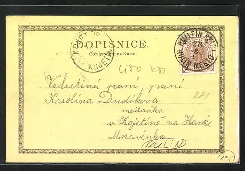 Lithographie Hulin, Narodni skola, Cukrovar, nadrazi