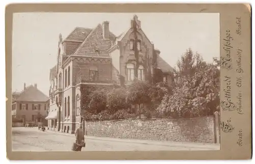 Fotografie Fr. Gotthardt Nachf., Höxter, Ansicht Höxter, Blick auf die Corveysche Apotheke in der Corbiestrasse 1