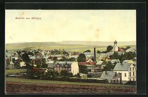 AK Rehau, Gesamtansicht der Ortschaft