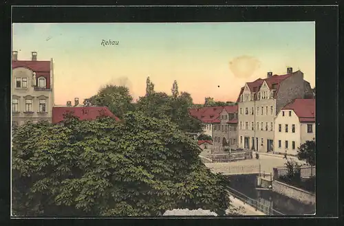 AK Rehau, Gartenstrasse am Kanal