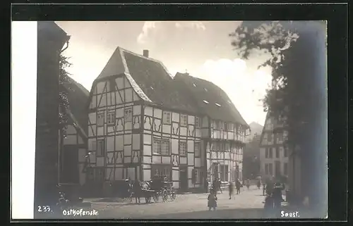 AK Soest, Passanten in der Osthofenstrasse