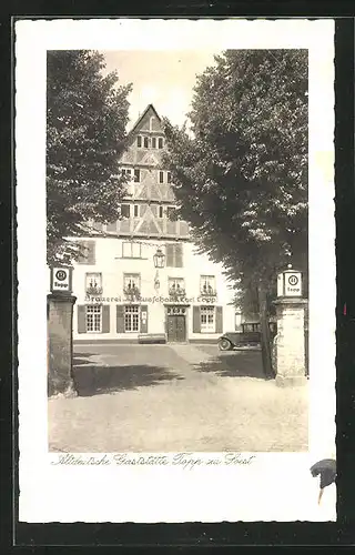 AK Soest, Altdeutsches Gasthaus Topp, Osthofenstrasse 33
