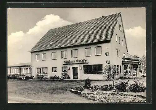 AK Hövelhof-Riege, Hotel-Restaurant Gasthaus Spieker