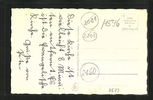 AK Rehau, Blick auf ev. Kirche