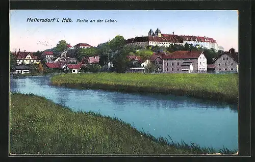 AK Mallersdorf i. Ndb., Partie an der Laber