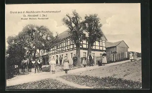 AK Krumhermsdorf i. Sa., Bewohner vor Neuhäusern