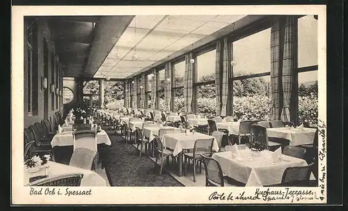 AK Bad Orb i. Spessart, Kurhaus-Terrasse