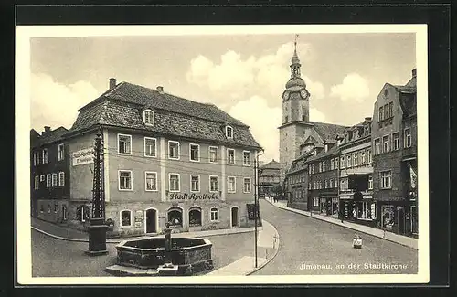 AK Ilmenau, Stadt-Apotheke an der Stadtkirche