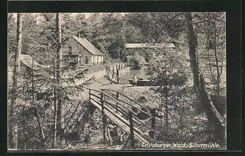AK Horn /Teutoburger Wald, Silbermühle im Wald