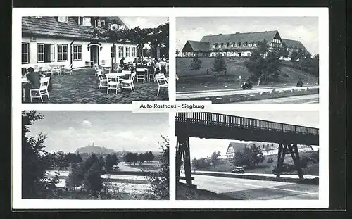 AK Siegburg, Restaurant-Raststätte von Fritz Linden