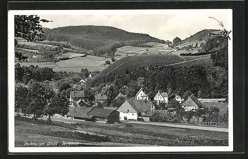 AK Berlebeck /Teutoburger Wald, Panorama mit Gebirge