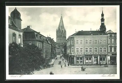 AK Soest i. W., Café und Konditorei am Markt