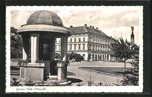 AK Znaim, Café Ostmark, Kopalplatz