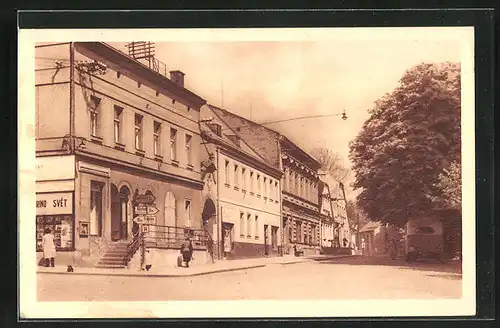 AK Cerveny Kostelec, Ulice Bozeny Nemcove