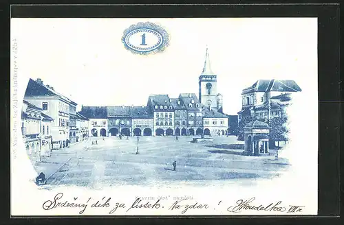 AK Jitschin / Gitschin / Jicin, Platz