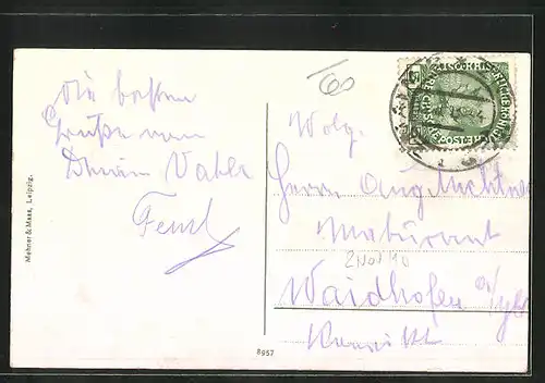 AK Znaim, Die Kirche auf dem Berg