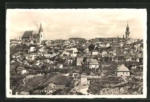 AK Znaim a. Thaya, Blick zur Kirche