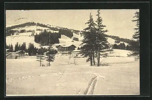 AK Saanenmöser, Sport-Hotel im tiefen Schnee