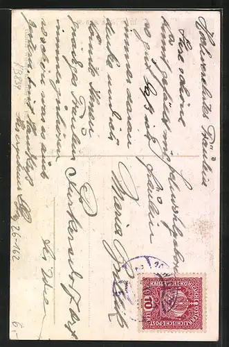 Künstler-AK Rudolf Fuchs: Portrait Die Künstlerin