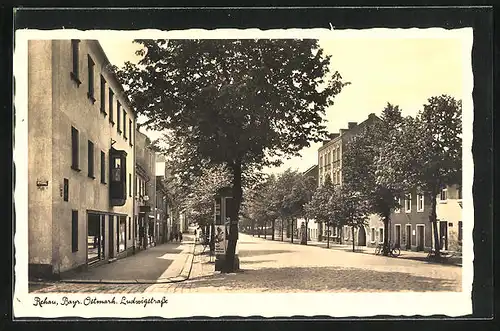 AK Rehau in Bayern, Erker in der Ludwigstrasse