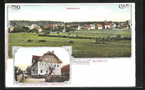 AK Salmbach, Gasthaus zum Löwen, Gesamtansicht