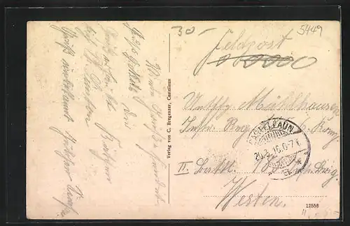AK Spesenroth, Gasthaus und Handlung von Peter Krämer