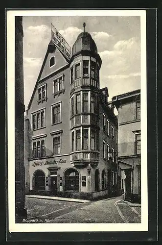 AK Boppard a. Rh., Hôtel Deutsches Haus