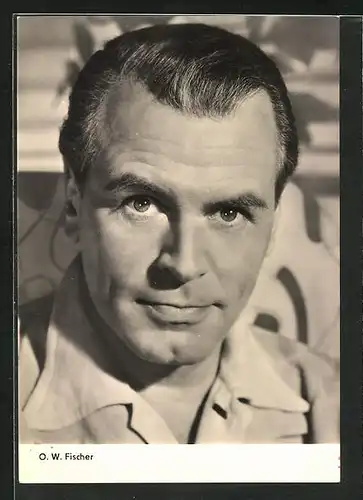 AK Schauspieler O. W. Fischer in dem Film Mein Vater, der Schauspieler