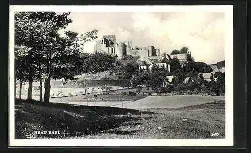 AK Rabi na Sumave, Blick zur Burg