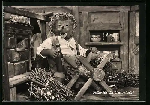 AK Alles für die Gesundheit, Mecki mit Medizin in der Küche