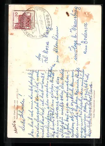 AK Rasche Hilfe tut not, Mecki mit Zange in Hand, Bube hat Zahnweh